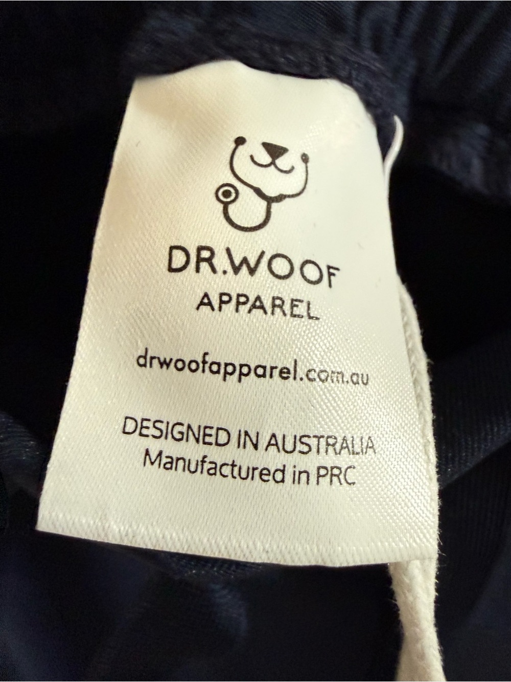 Dr. Woof Scrub Pants XS Navy Cargo Drawstring Stretch Vet Medical NWT - Picture 3 of 8